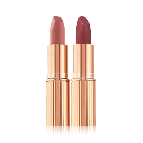 PILLOW TALK LIPSTICK DUO 6 PILLOW TALK LIPSTICK DUO -SEP Beauty Shop Pillowtalk Duo Original And Medium Open Packshot 1