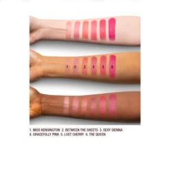 CHARLOTTE’S ICONIC MAGIC LIP TRIO 19 CHARLOTTE’S ICONIC MAGIC LIP TRIO -SEP Beauty Shop Pinks Arm Swatches Matte Rev