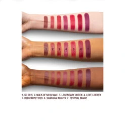 CHARLOTTE’S ICONIC MAGIC LIP TRIO 20 CHARLOTTE’S ICONIC MAGIC LIP TRIO -SEP Beauty Shop Reds Arm Swatches Matte Rev